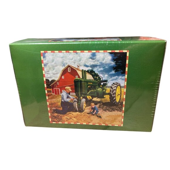John Deere Mailbox Tin Bank  With Original Unopened Sealed Box - Picture 3 of 10